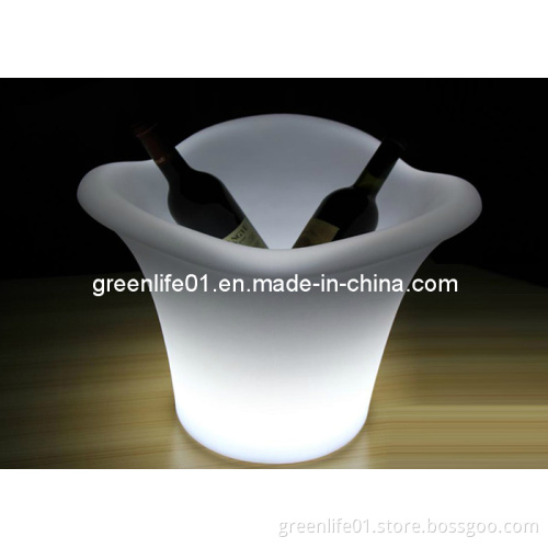 Illuminated LED Wine Bucket, Rechargeable LED Ice Bucket